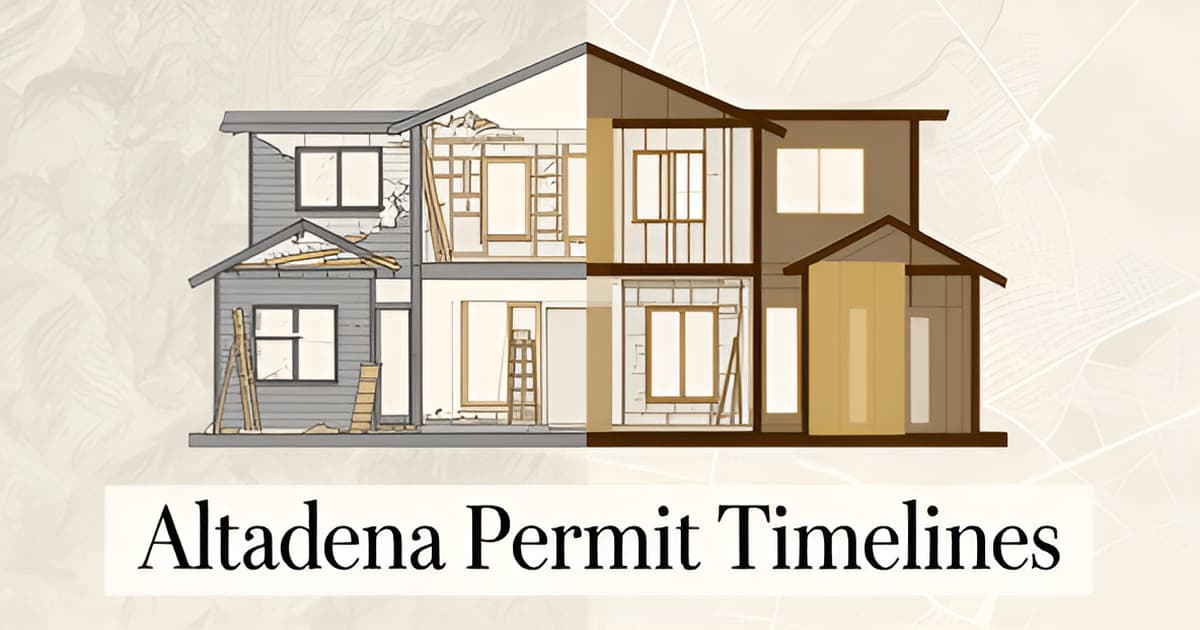 Altadena Permit Timelines: Average Issuance Time by Project Type