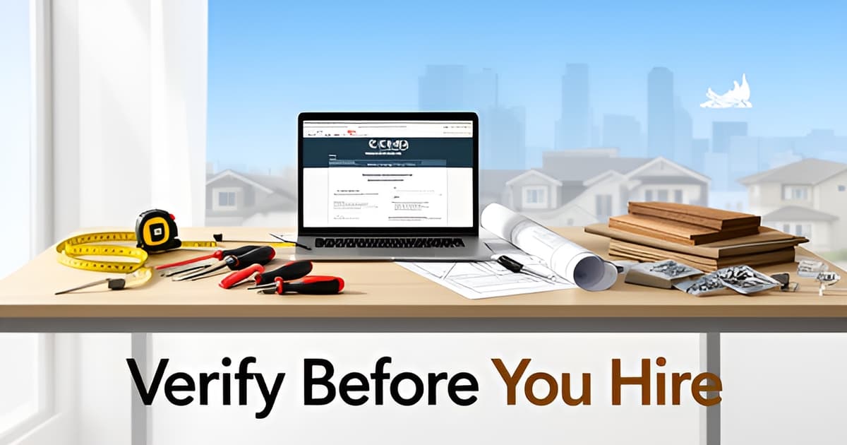 CSLB License Lookup: How to Check a California Contractor
