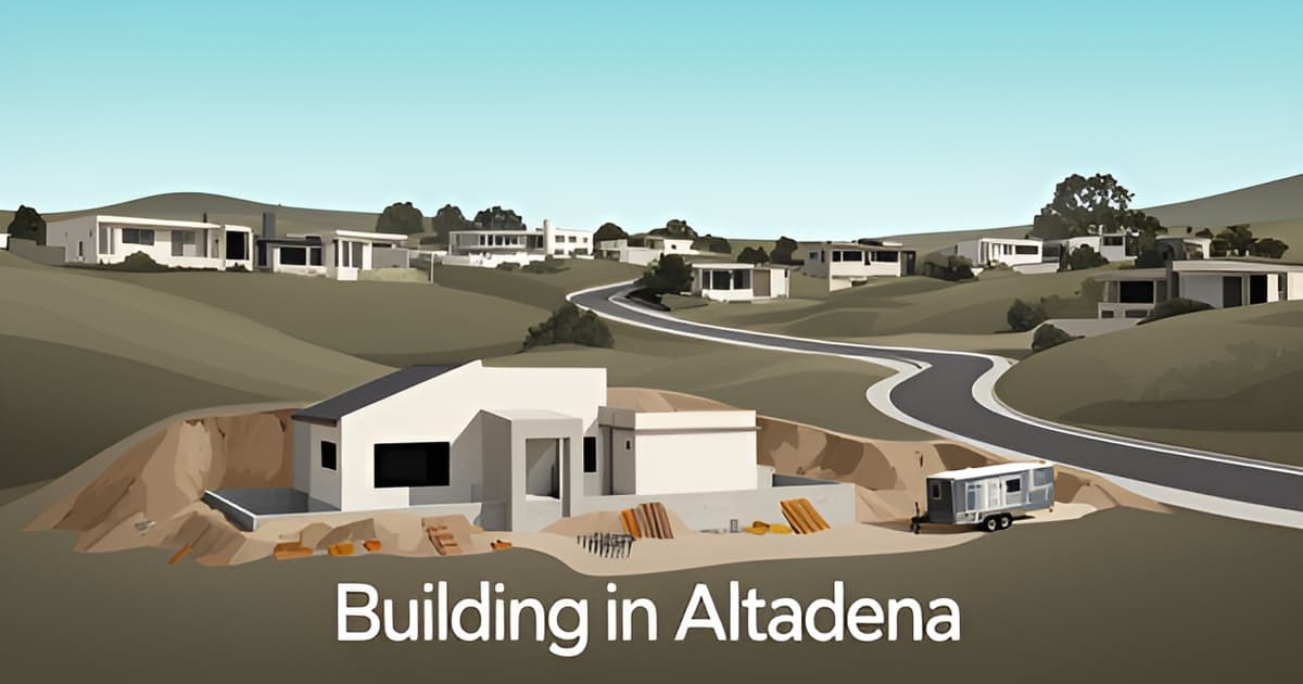 Cost to Build a House in Altadena: Per-Square-Foot Ranges by Tier