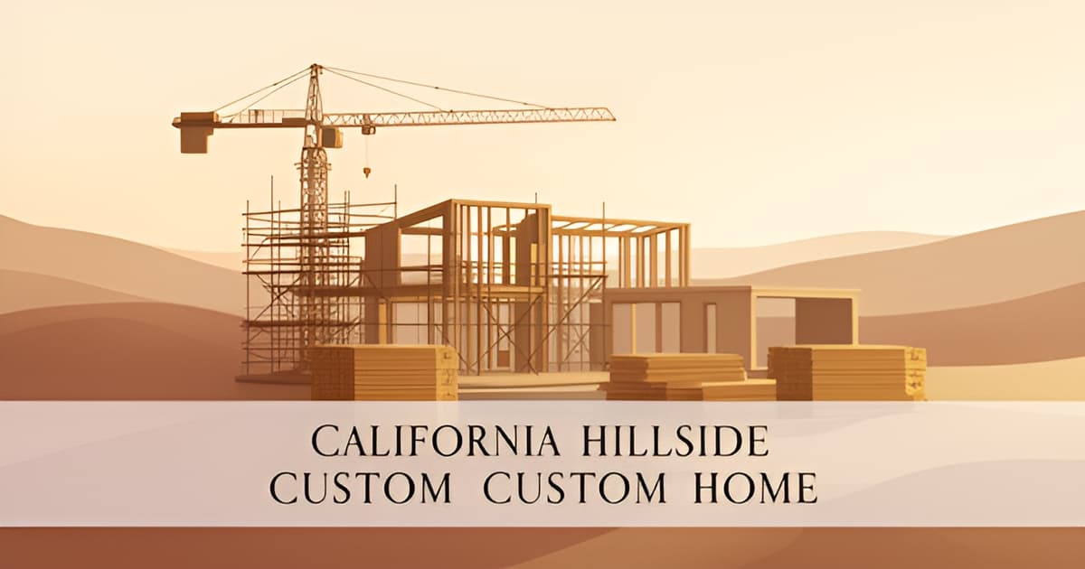 Custom Home Builder Cost in California: Budgeting a Ground-Up Build