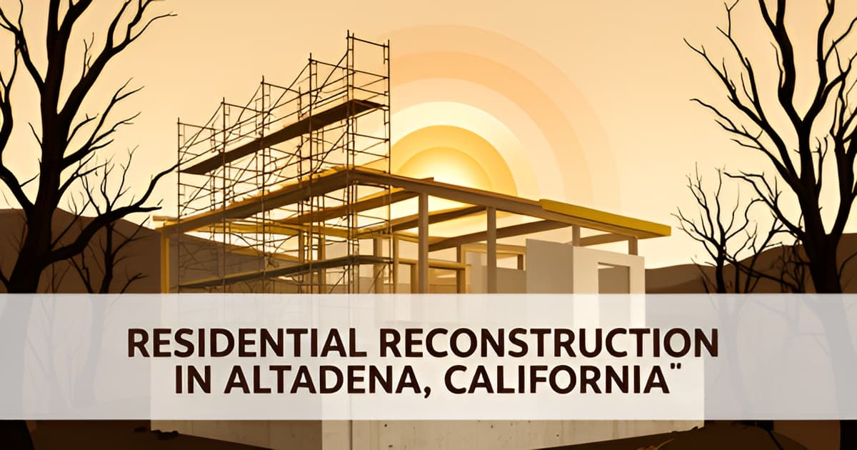 Fire Rebuild Loans in California: Options When Insurance Falls Short