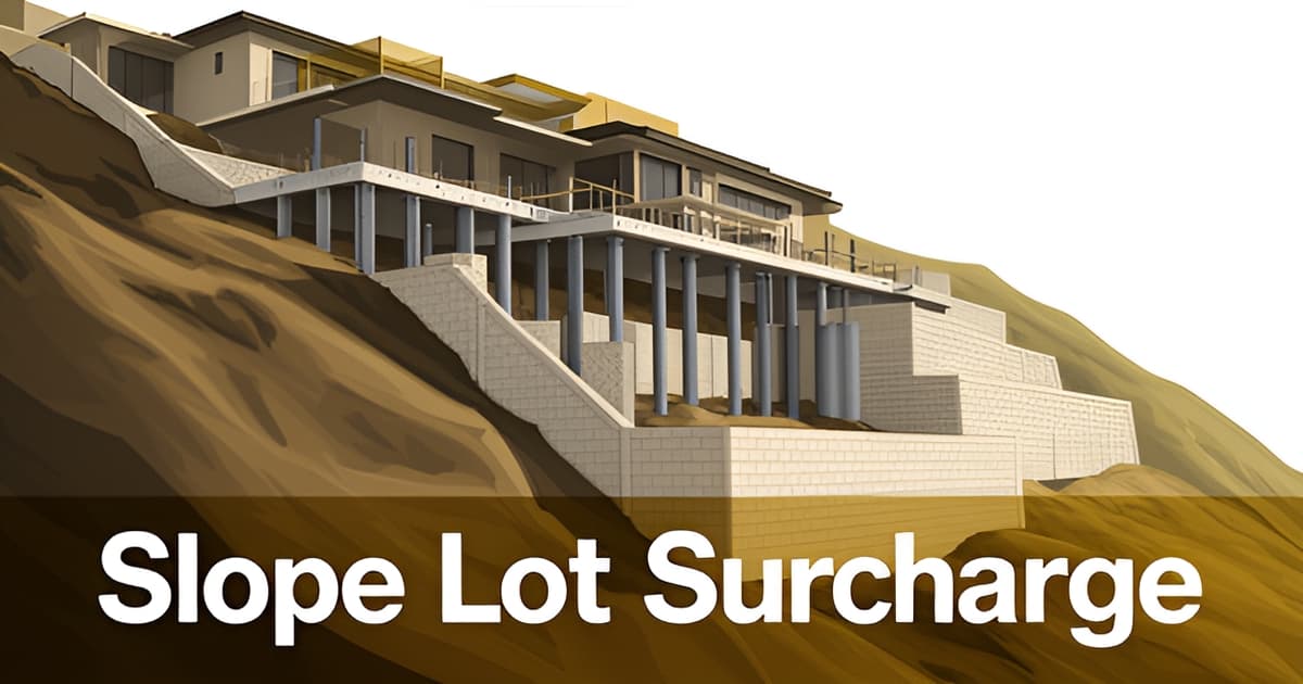 Hillside Home Builders in Los Angeles: What Slope Lots Cost Extra
