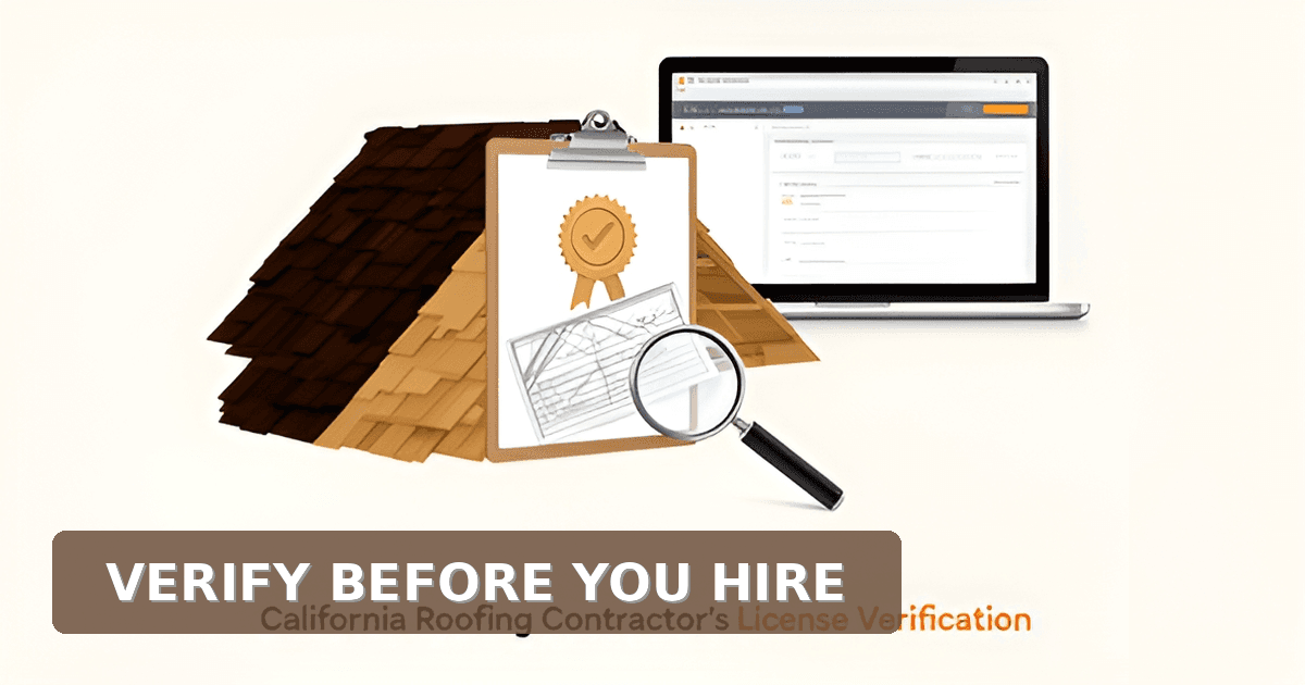 How to Verify a Roofer's License in California