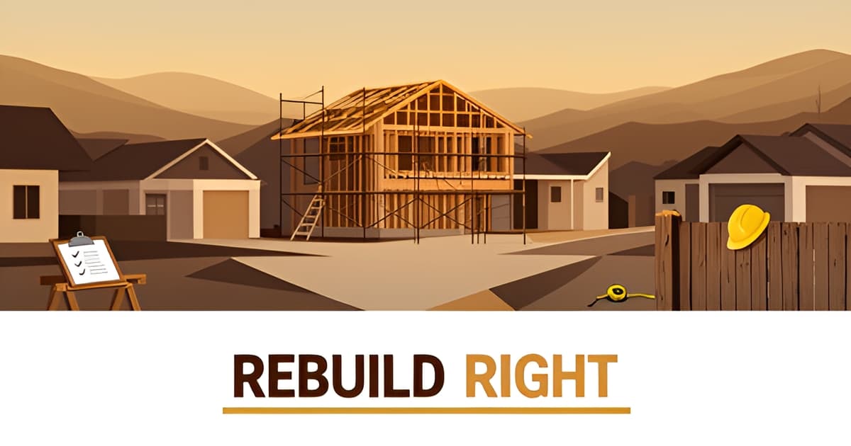 Insurance Rebuild Contractors: How to Hire After a Wildfire