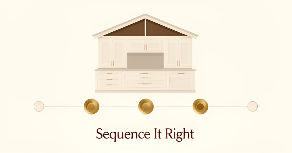 Kitchen Remodel Sequencing in Altadena