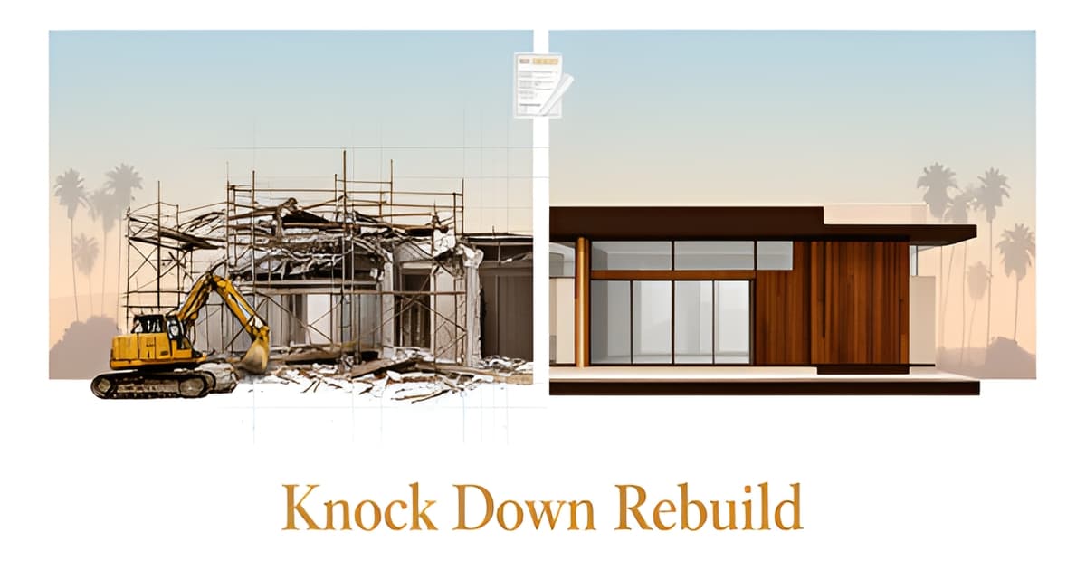 Knock Down Rebuild in Los Angeles: Process and Permit Steps