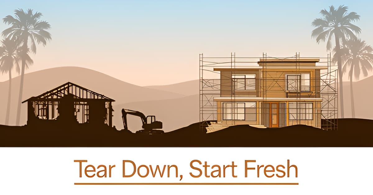 Knock-Down Rebuild Cost in Los Angeles: Tear Down and Start Fresh