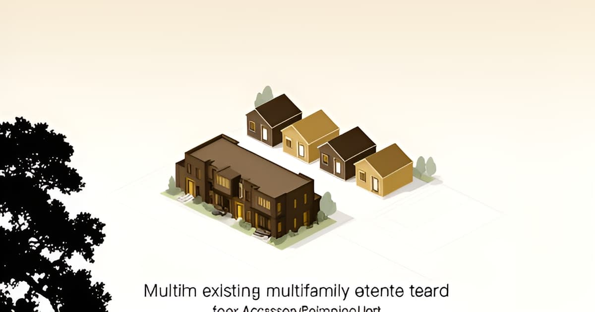 Multifamily ADU Design in Altadena: Tandem Units on Larger Lots