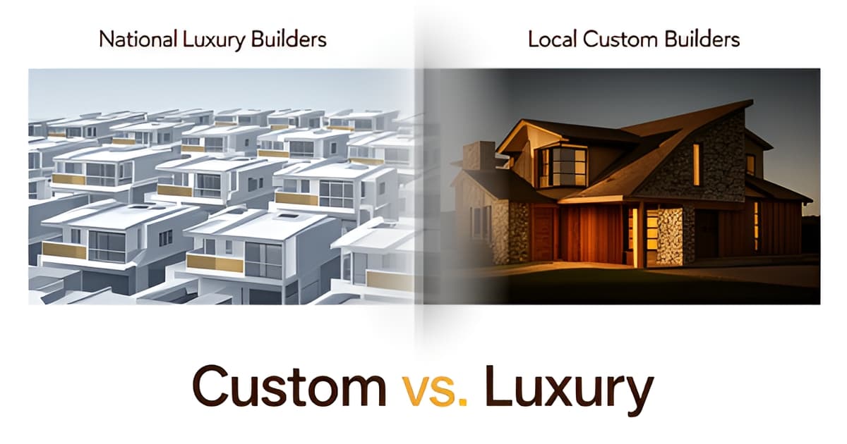 National Luxury Builders vs. Local Custom Builders: Honest Comparison