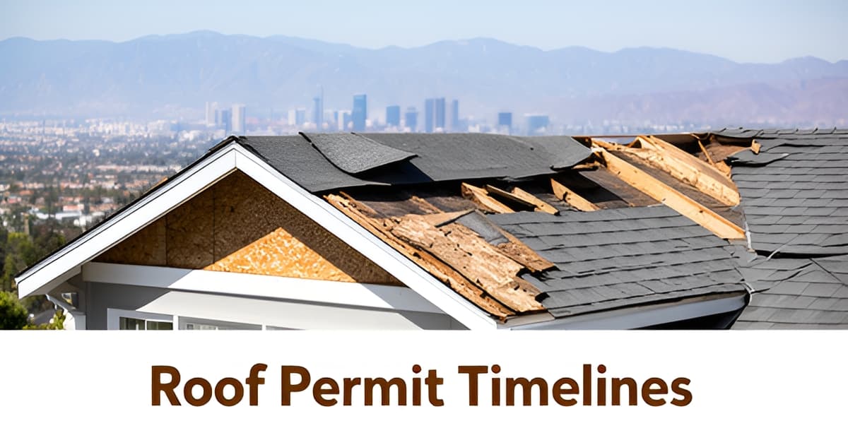 Roof Permit Timelines in California Under the Residential Code