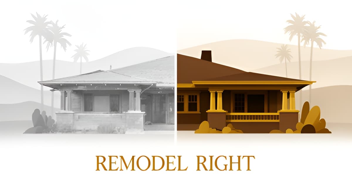 Whole House Remodel in Pasadena