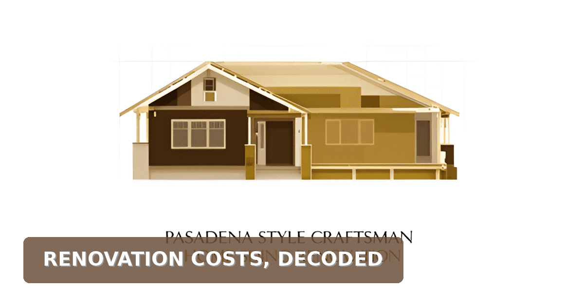Whole-Home Renovation Costs in Pasadena